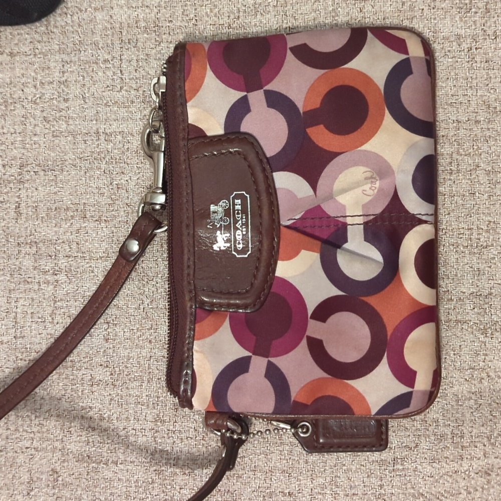 Mini coach coin purse